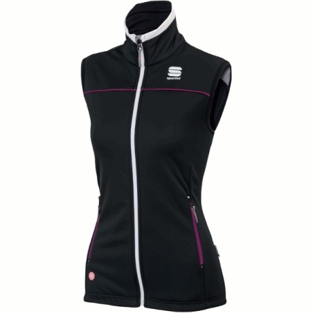Kvinnors västen Sportful Squadra Vest W svart